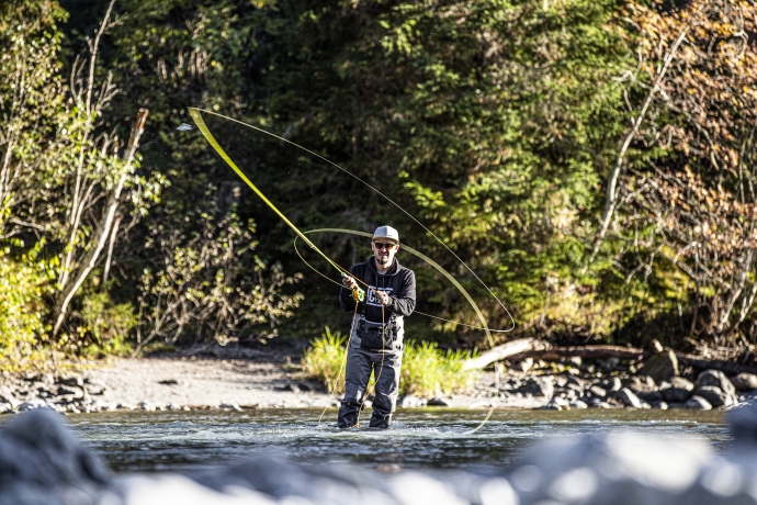 Renato Vitalini. Fliegenfischer im Engadin.