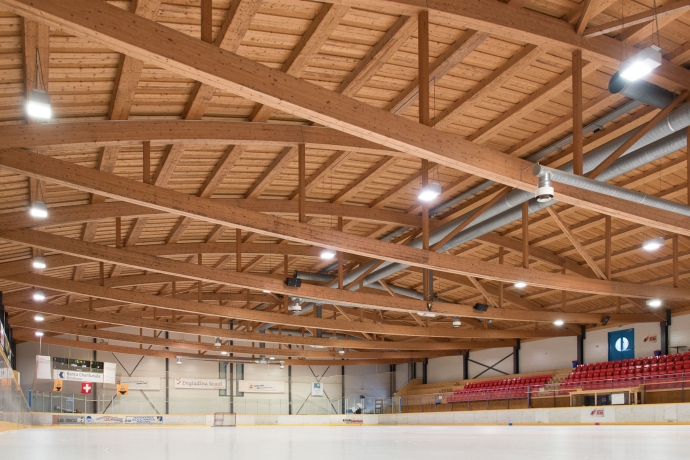 Eishalle in Gurlaina Eishalle in Gurlaina