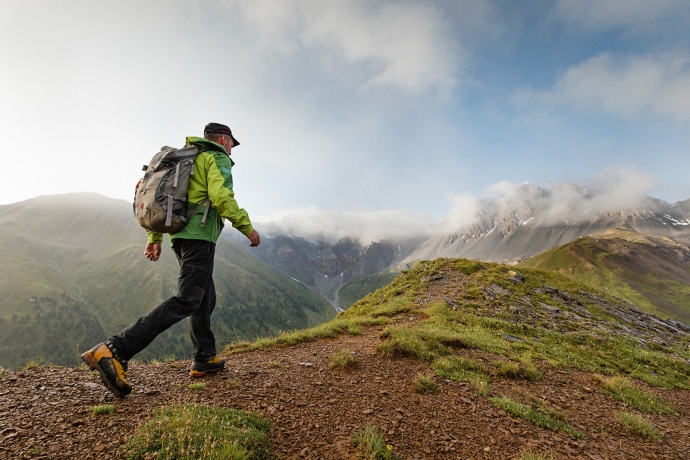 Parkwächter im Schweizerischen Nationalpark.