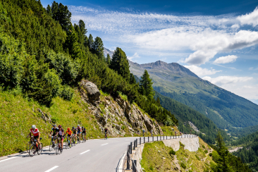 Engadin Radmarathon auf de Flüelapass in Engadin Scuol Zernez