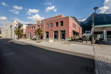 Badehotel Belvair in Scuol Aussenansicht 