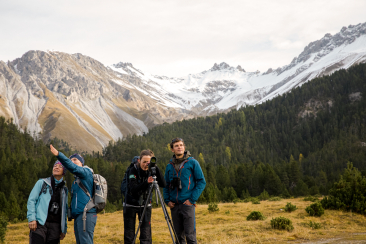 Wildtierbeobachtung im Schweizerischen Nationalpark, Engadin