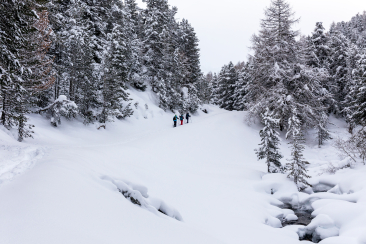 Schneeschuhwanderung Via Silenzi © Thalia Wünsche