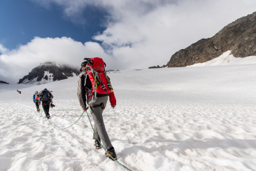 Bergsteigen auf den Piz Buin im Unterengadin – © Dominik Täuber, Scuol