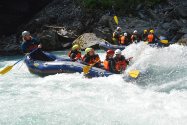 River Rafting im Unterengadin