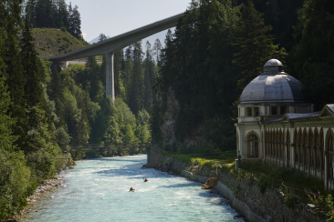 Kanufahrt auf dem Inn