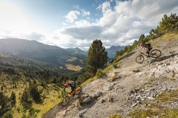 Die Ride la Val Trailschool unterwegs im Val Müstair