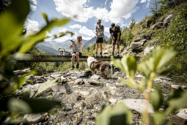 Die Tagesetappen verlaufen abwechslungsreich durch die Natur. Ihr Gepäck wird transportiert.