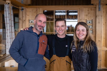 Cla Mosca, Nevin Galmarini und Ricarda Hauser.