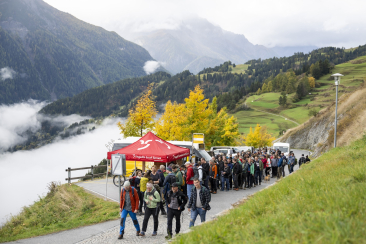 Bergbierfestival Wanderung Tschlin bis Ramosch