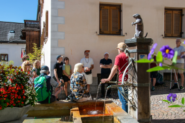 Mineralwasser-Führung, Forum Aua Forta Scuol