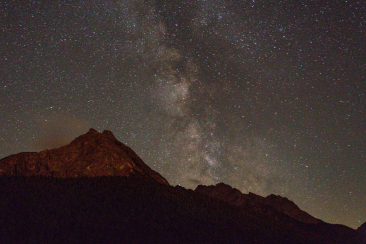 Sternenhimmel im Engadin