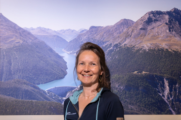 Mitarbeiterin TEESVM, Zernez