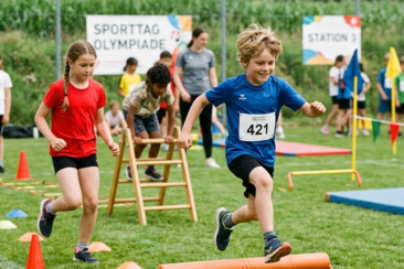 Sporttag für Kinder in Gurlaina