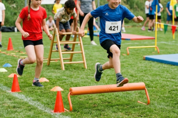 Sporttag für Kinder in Gurlaina