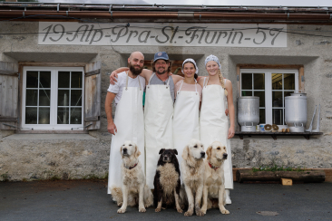Das Team der Alp Prà San Flurin