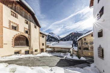 Ardez, Winter