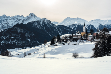 Ftan, Winter