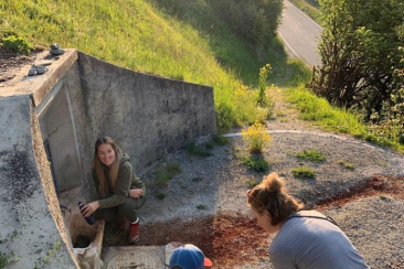 Fotoshooting für Kampagne "miraculaua" in Scuol