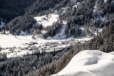 Strada-Martina, Unterengadin, im Winter
