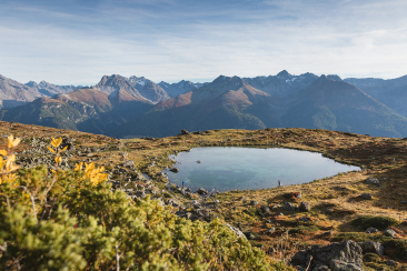 Fliegenfischen am Bergsee Lai Raduond bei Ardez