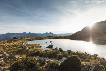 Fliegenfischen am Bergsee Lai Raduond