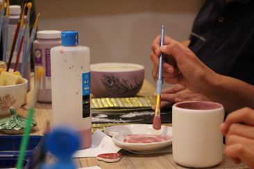 Keramikmalen Butia Schlerin Sent im Unterengadin