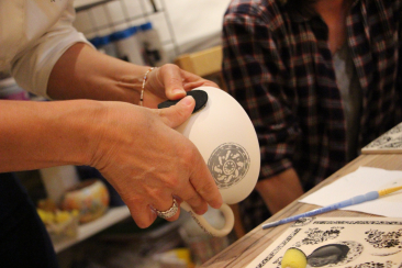 Keramikmalen Butia Schlerin Sent im Unterengadin