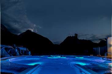 Silenzi im Mineralbad Bogn Engiadina in Scuol.