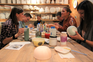 Keramikmalen Butia Schlerin Sent im Unterengadin